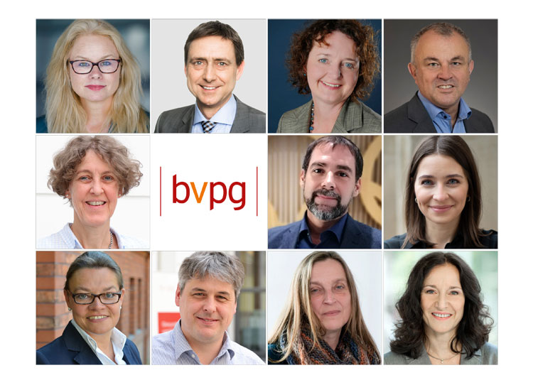 Die Mitglieder des BVPG-Vorstands 2023, Expertinnen und Experten für Prävention und Gesundheitsförderung