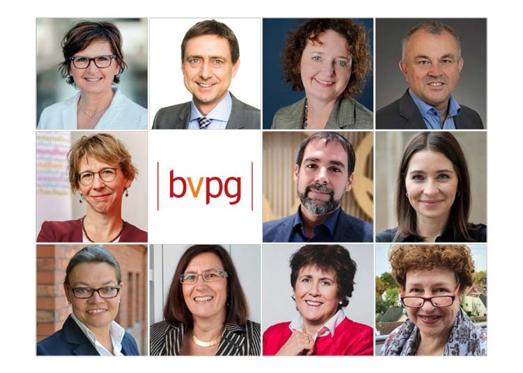 Die Mitglieder des BVPG-Vorstands 2020