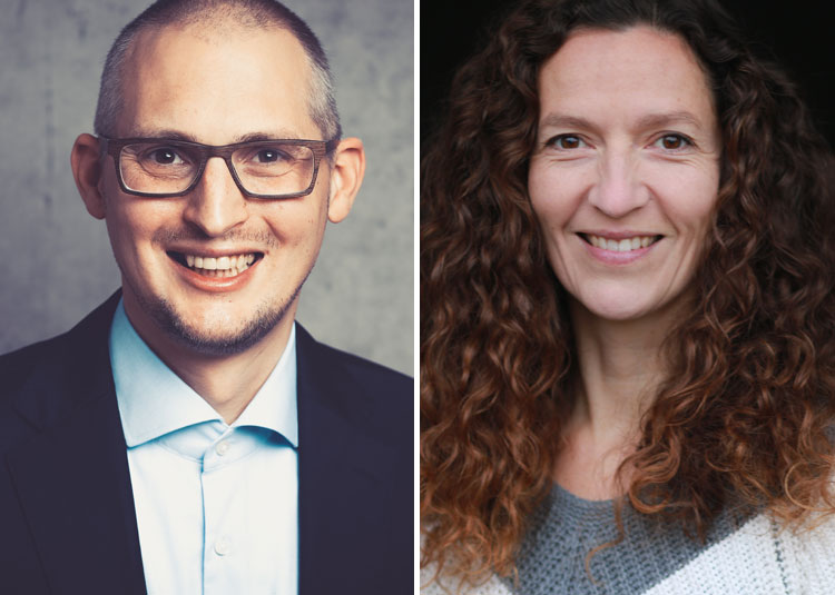 Porträt, Dr. Malte Bödeker, Leiter des Referats „Kinder und Heranwachsende, Schule und Kita, Laienreanimation“, BIÖG (links) und Dr. Anna Streber, Referentin im Referat „Kinder und Heranwachsende, Schule und Kita, Laienreanimation“, BIÖG (rechts) © PicturePeople Nürnberg © R. Streber Porträt, Dr. Malte Bödeker, Leiter des Referats „Kinder und Heranwachsende, Schule und Kita, Laienreanimation“, BIÖG (links) und Dr. Anna Streber, Referentin im Referat „Kinder und Heranwachsende, Schule und Kita, Laienreanimation“, BIÖG (rechts)