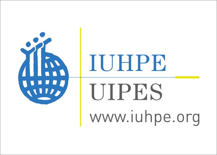 Logo der International Union for Health Promotion and Education (IUHPE) © IUHPE