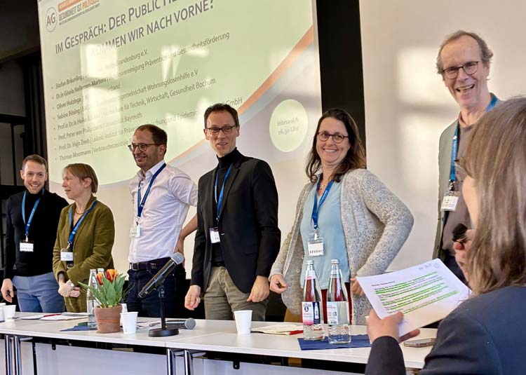 Paneldiskussion beim Kongress Armut und Gesundheit 2026 © BVPG e.V. Paneldiskussion beim Kongress Armut und Gesundheit 2026