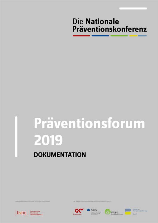 Veranstaltungsdokumentation Präventionsforum 2019 (PDF)