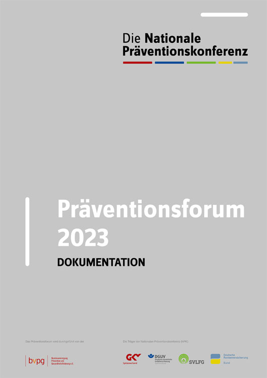 Veranstaltungsdokumentation Präventionsforum 2023 (PDF)