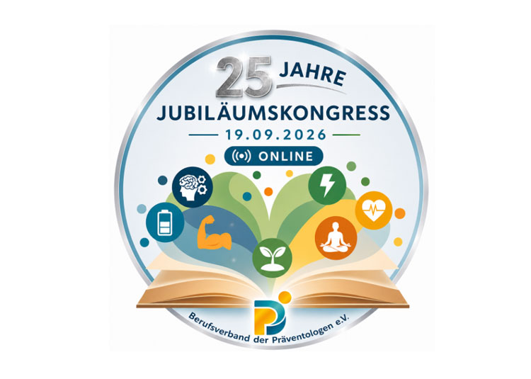 Grafik 25 Jahre Jubiläumskongress des Berufsverbandes der Präventologen e.V. © Berufsverband der Präventologen e.V. Grafik 25 Jahre Jubiläumskongress des Berufsverbandes der Präventologen e.V.