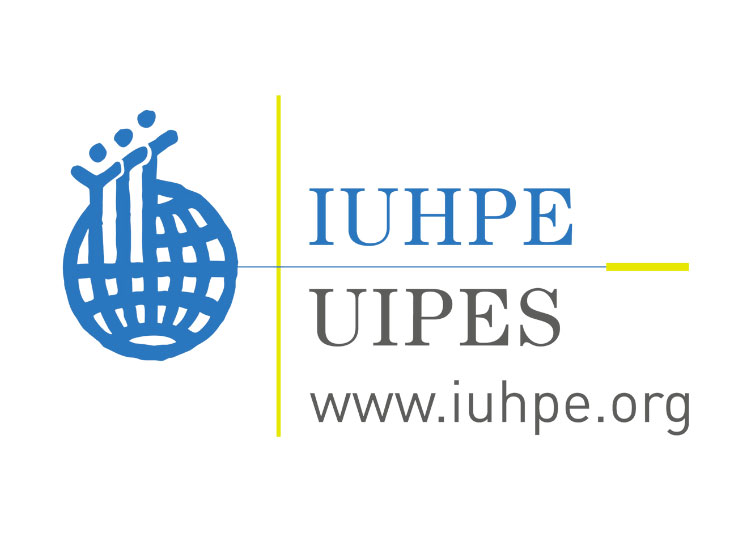 Logo der International Union for Health Promotion and Education (IUHPE)