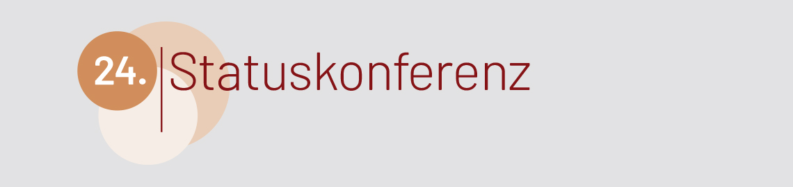 Bildbanner der 23. BVPG-Statuskonferenz; © BVPG e.V. Bildbanner 23. Statuskonferenz